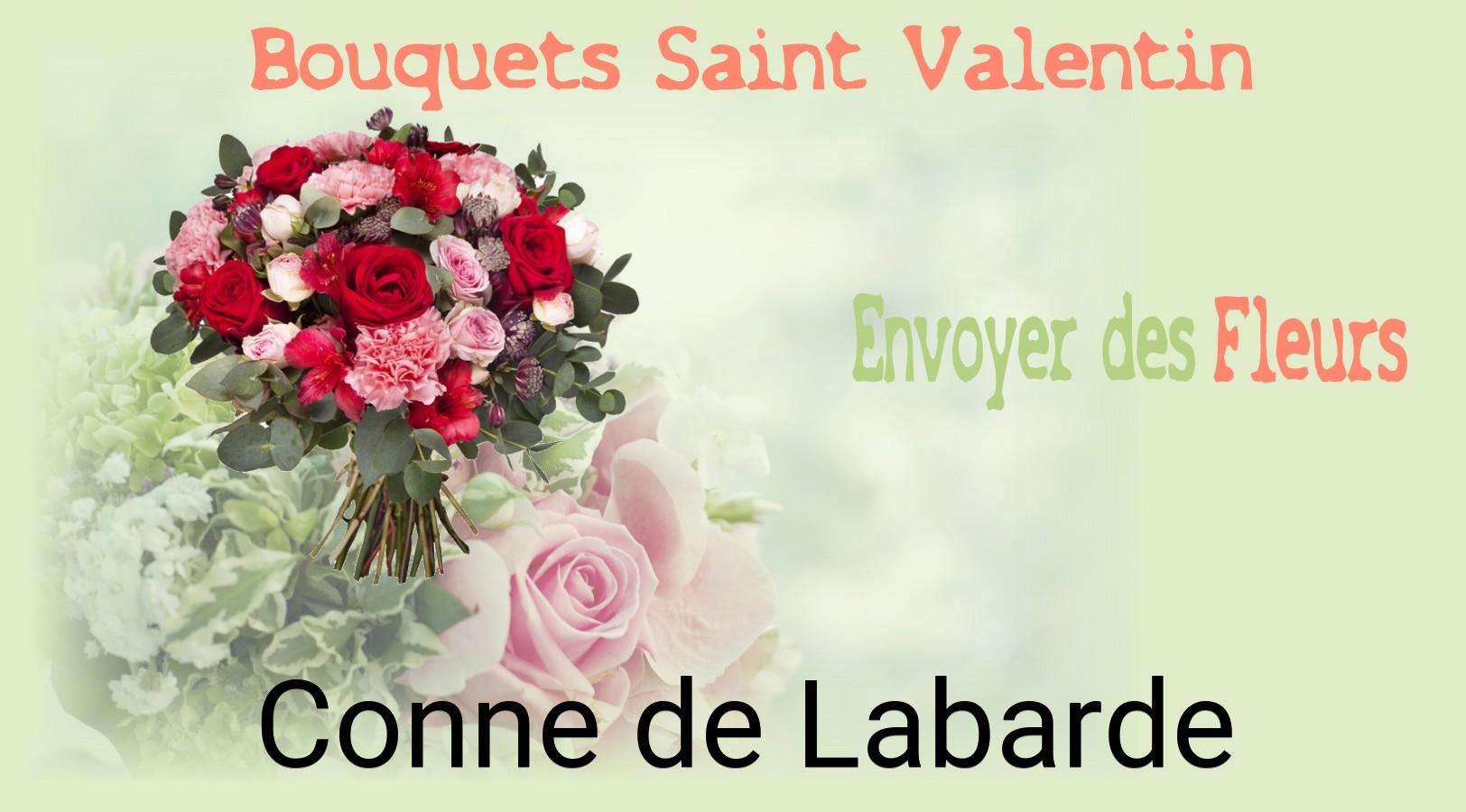 Roses de Saint-Valentin livrées à Conne-de-Labarde